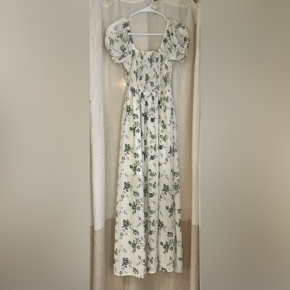 NWOT Pie in the sky, Smocked lace up cottage, milk made inspired‎ dress.